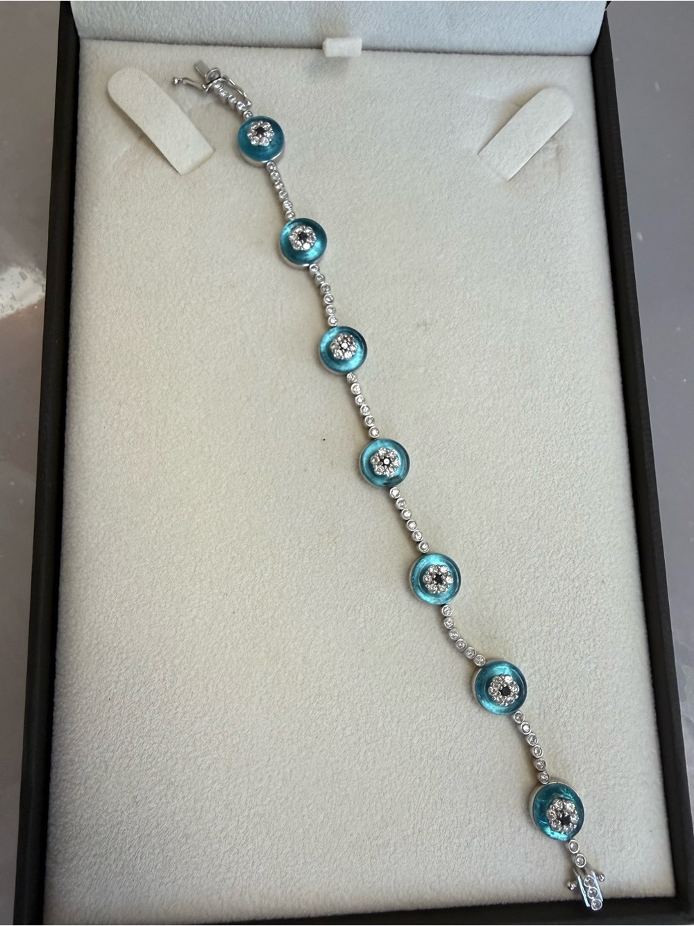 Authentic Jacob&Co  diamond bracelet 
18 carat white gold